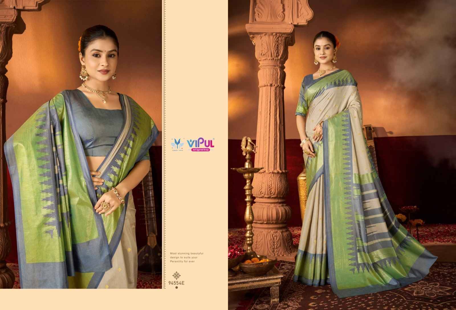 Chhaya silk 94554 Series By Vipul Fashion Indian Traditional Wear Collection Beautiful Stylish Fancy Colorful Party Wear & Occasional Wear Weightless Sarees At Wholesale Price